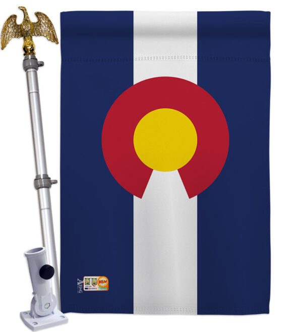 Colorado - States Americana Vertical Impressions Decorative Flags HG140506 Made In USA - Image 13