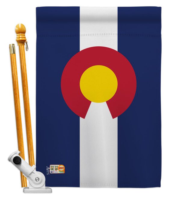 Colorado - States Americana Vertical Impressions Decorative Flags HG140506 Made In USA - Image 5
