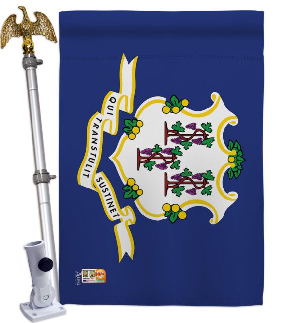 Connecticut - States Americana Vertical Impressions Decorative Flags HG140507 Made In USA - Image 13