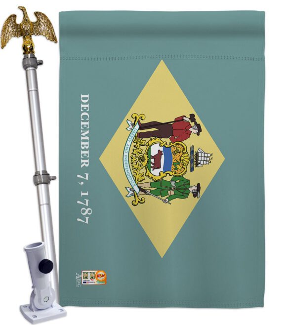 Delaware - States Americana Vertical Impressions Decorative Flags HG140508 Made In USA - Image 13