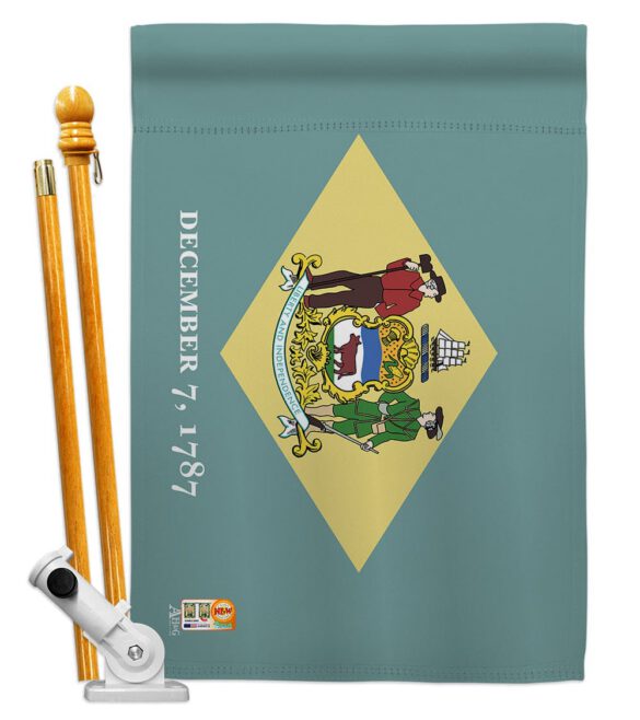 Delaware - States Americana Vertical Impressions Decorative Flags HG140508 Made In USA - Image 5