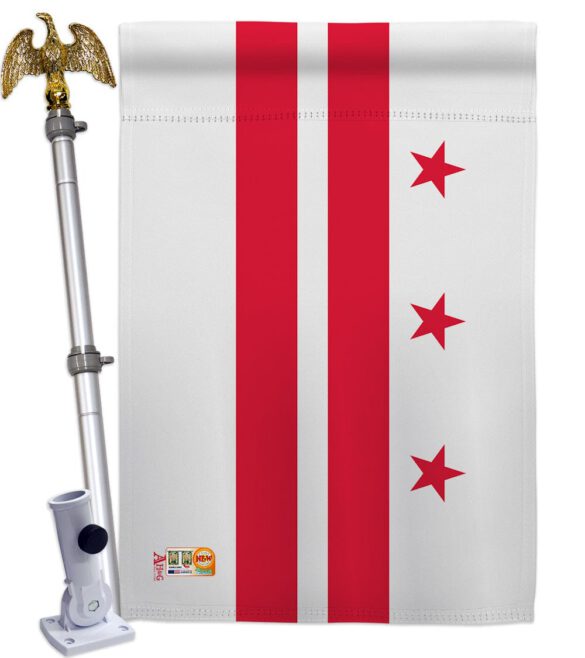 District of Columbia - States Americana Vertical Impressions Decorative Flags HG140509 Made In USA - Image 13