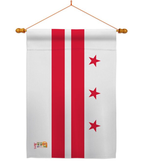 District of Columbia - States Americana Vertical Impressions Decorative Flags HG140509 Made In USA - Image 14