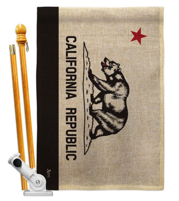 Black & White California - States Americana Vertical Impressions Decorative Flags HG140998 Made In USA - Image 17
