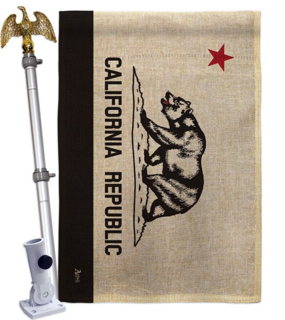 Black & White California - States Americana Vertical Impressions Decorative Flags HG140998 Made In USA - Image 23