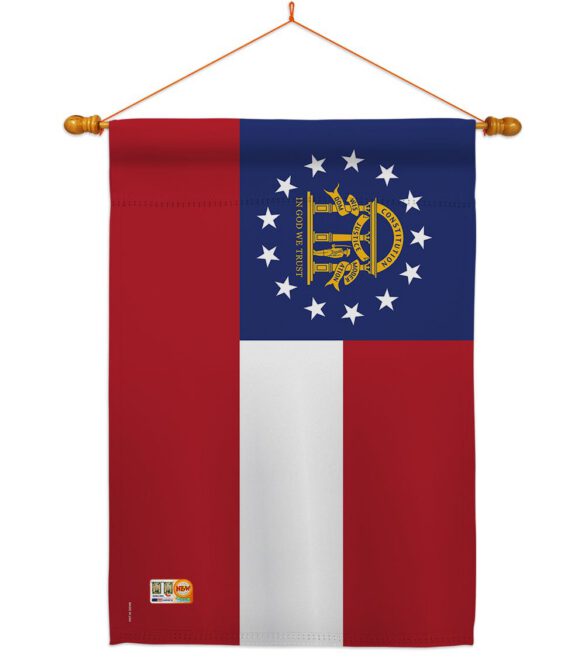 Georgia - States Americana Vertical Impressions Decorative Flags HG191511 Made In USA - Image 14