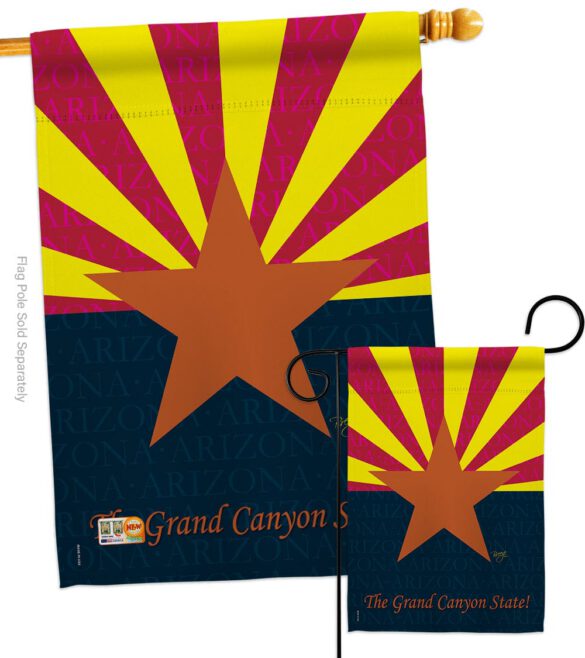 Arizona - States Americana Vertical Impressions Decorative Flags HG108079 Made In USA - Image 4