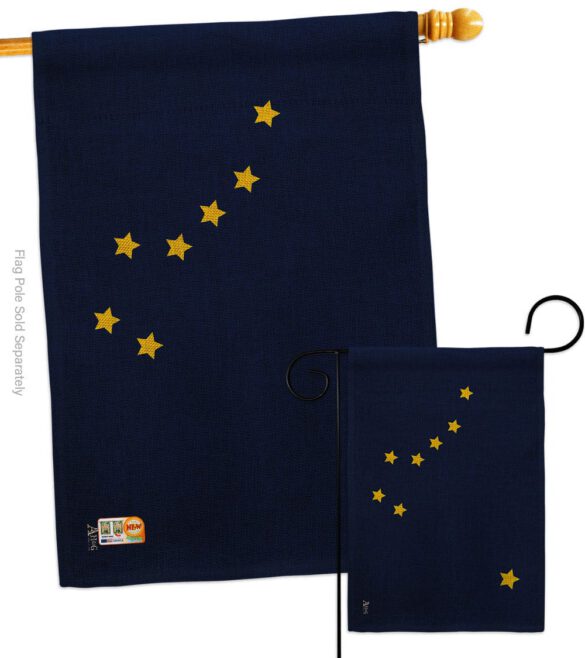 Alaska - States Americana Vertical Impressions Decorative Flags HG140502 Made In USA - Image 17