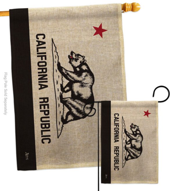 Black & White California - States Americana Vertical Impressions Decorative Flags HG140998 Made In USA - Image 15