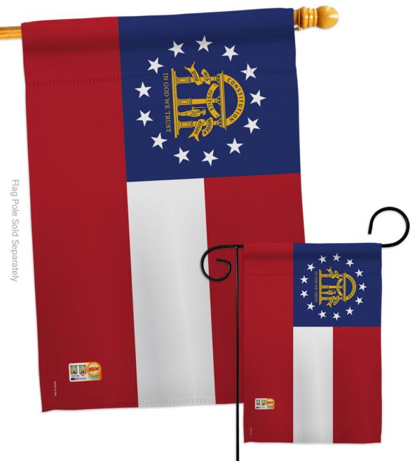 Georgia - States Americana Vertical Impressions Decorative Flags HG191511 Made In USA - Image 3