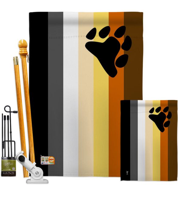Bear Brotherhood - Support Inspirational Vertical Impressions Decorative Flags HG148004 Made In USA - Image 6