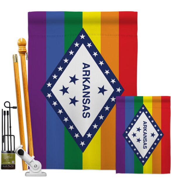 Arkansas Pride - Support Inspirational Vertical Impressions Decorative Flags HG148679 Made In USA - Image 7