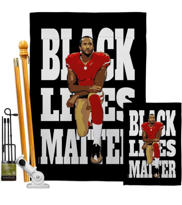 Black Lives Anti Racism - Support Inspirational Vertical Impressions Decorative Flags HG170015 Made In USA - Image 6