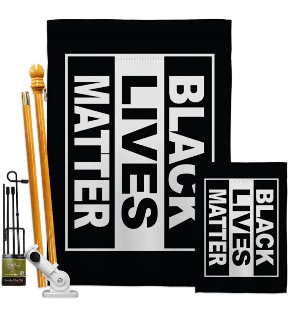 Black Lives Matter - Support Inspirational Vertical Impressions Decorative Flags HG170062 Made In USA - Image 6