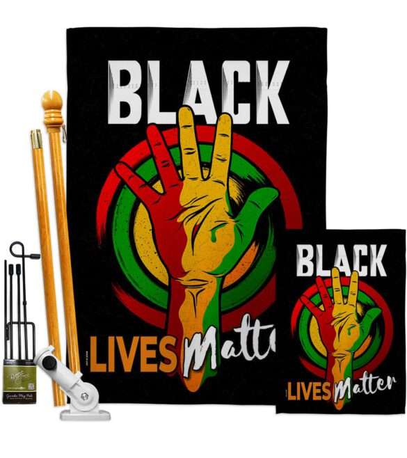 Black Freedom Civil  - Support Inspirational Vertical Impressions Decorative Flags HG170085 Made In USA - Image 6
