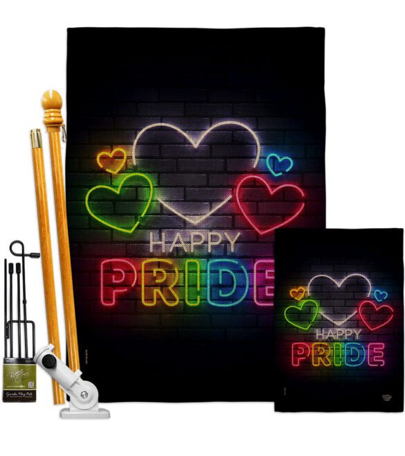 Happy Pride - Support Inspirational Vertical Impressions Decorative Flags HG192388 Made In USA - Image 16