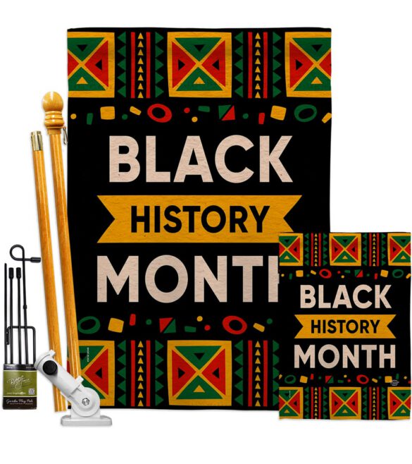 Celebrate Black History Month - Support Inspirational Vertical Impressions Decorative Flags HG192425 Made In USA - Image 6