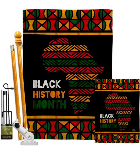 Afro-Americans History Month - Support Inspirational Vertical Impressions Decorative Flags HG192426 Made In USA - Image 7