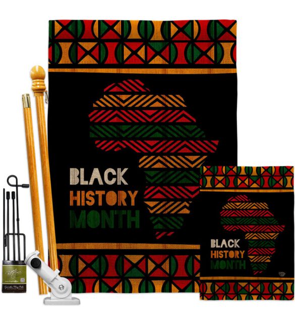 Afro-Americans History Month - Support Inspirational Vertical Impressions Decorative Flags HG192426 Made In USA - Image 17