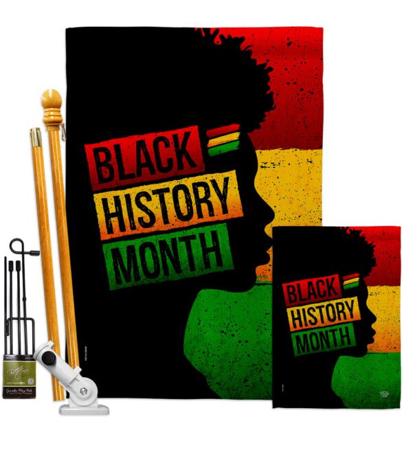 African History Month - Support Inspirational Vertical Impressions Decorative Flags HG192430 Made In USA - Image 7