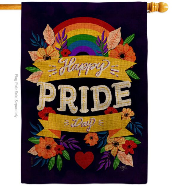 Happy Pride Day - Support Inspirational Vertical Impressions Decorative Flags HG115218 Made In USA - Image 12