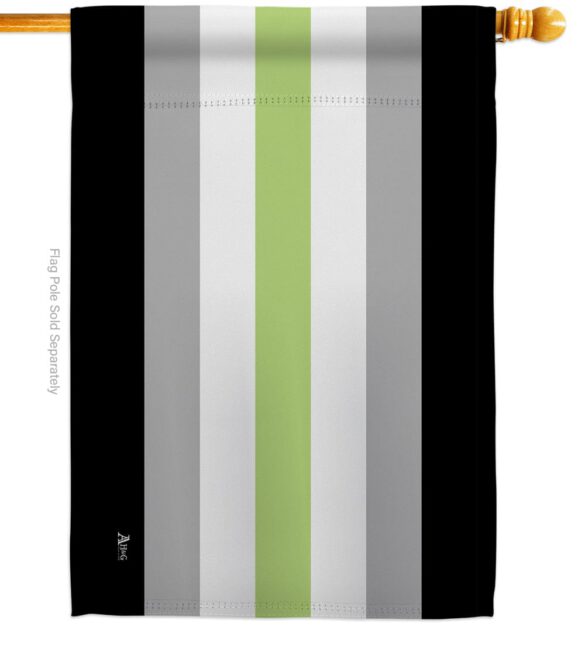 Agender Pride - Support Inspirational Vertical Impressions Decorative Flags HG148001 Made In USA - Image 3