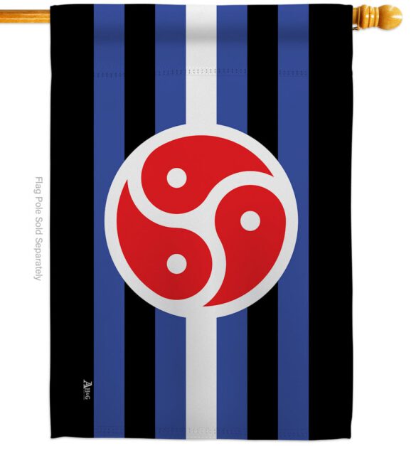 BDSM rights - Support Inspirational Vertical Impressions Decorative Flags HG148003 Made In USA - Image 3