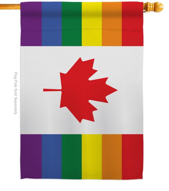 Canada Pride - Support Inspirational Vertical Impressions Decorative Flags HG148669 Made In USA - Image 2