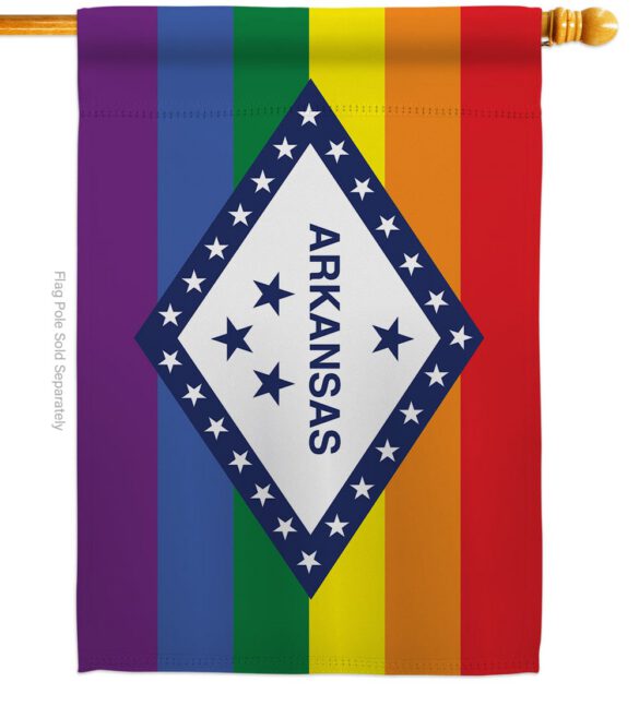 Arkansas Pride - Support Inspirational Vertical Impressions Decorative Flags HG148679 Made In USA - Image 3