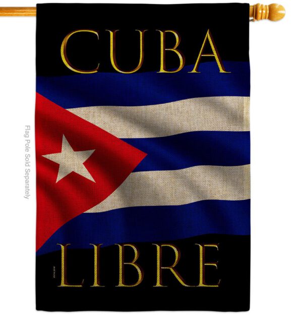 Cuba Libre - Support Inspirational Vertical Impressions Decorative Flags HG170217 Made In USA - Image 14