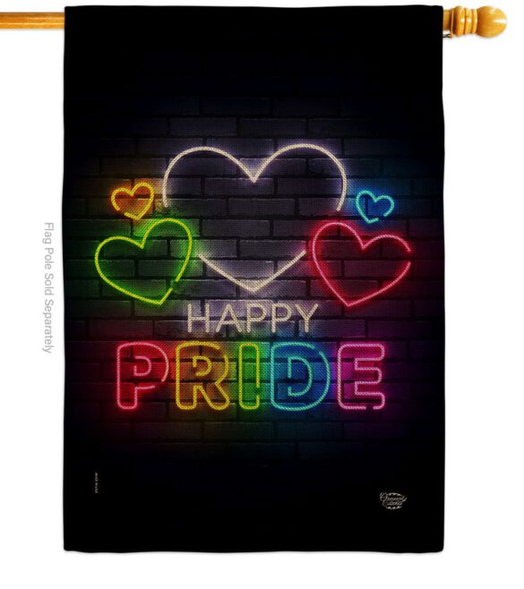 Happy Pride - Support Inspirational Vertical Impressions Decorative Flags HG192388 Made In USA - Image 12