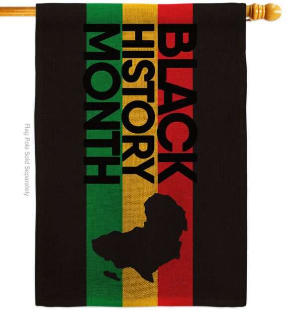 Black History - Support Inspirational Vertical Impressions Decorative Flags HG192431 Made In USA - Image 12