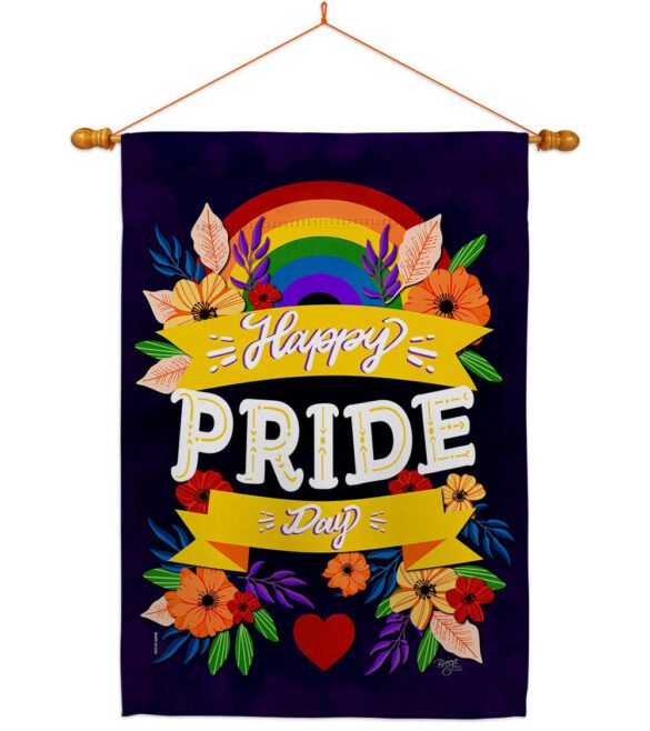 Happy Pride Day - Support Inspirational Vertical Impressions Decorative Flags HG115218 Made In USA - Image 10