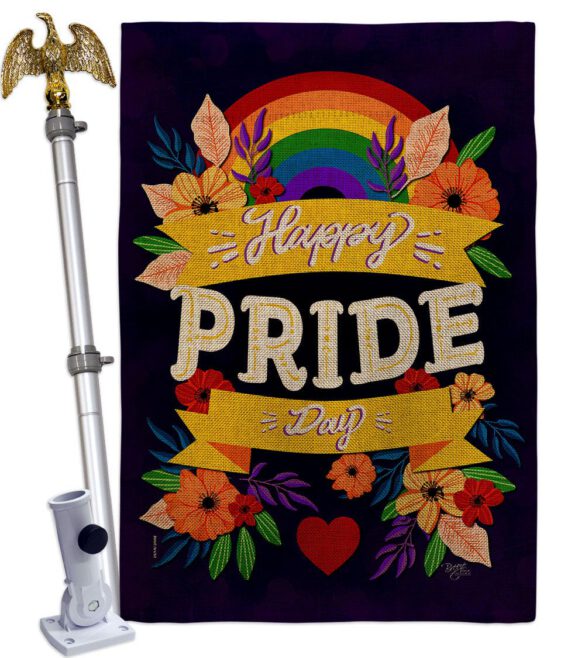 Happy Pride Day - Support Inspirational Vertical Impressions Decorative Flags HG115218 Made In USA - Image 19