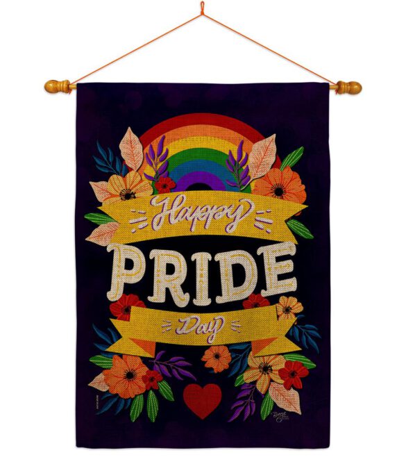 Happy Pride Day - Support Inspirational Vertical Impressions Decorative Flags HG115218 Made In USA - Image 20