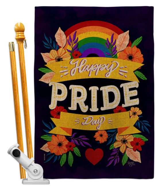 Happy Pride Day - Support Inspirational Vertical Impressions Decorative Flags HG115218 Made In USA - Image 15