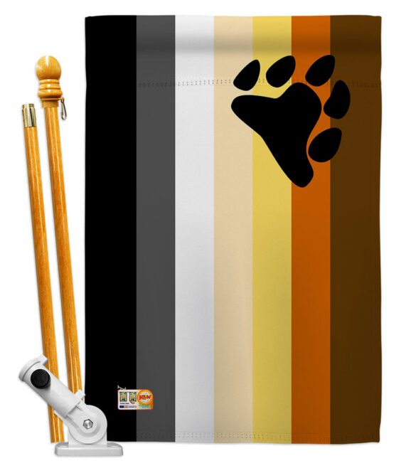 Bear Brotherhood - Support Inspirational Vertical Impressions Decorative Flags HG148004 Made In USA - Image 5