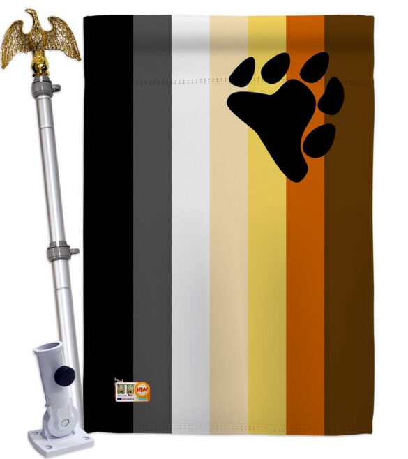 Bear Brotherhood - Support Inspirational Vertical Impressions Decorative Flags HG148004 Made In USA - Image 13