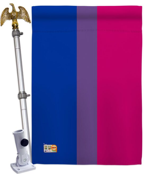 Bisexual - Support Inspirational Vertical Impressions Decorative Flags HG148005 Made In USA - Image 13