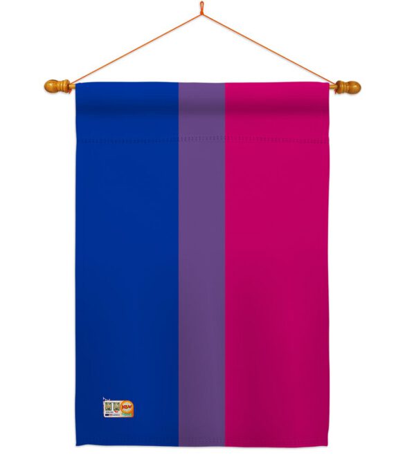 Bisexual - Support Inspirational Vertical Impressions Decorative Flags HG148005 Made In USA - Image 14