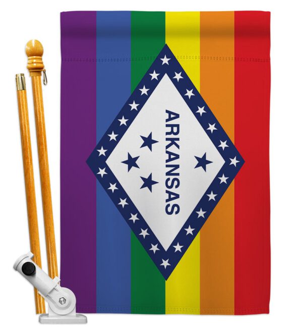Arkansas Pride - Support Inspirational Vertical Impressions Decorative Flags HG148679 Made In USA - Image 6