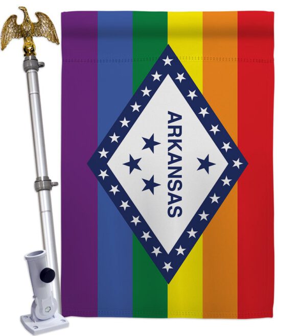 Arkansas Pride - Support Inspirational Vertical Impressions Decorative Flags HG148679 Made In USA - Image 10