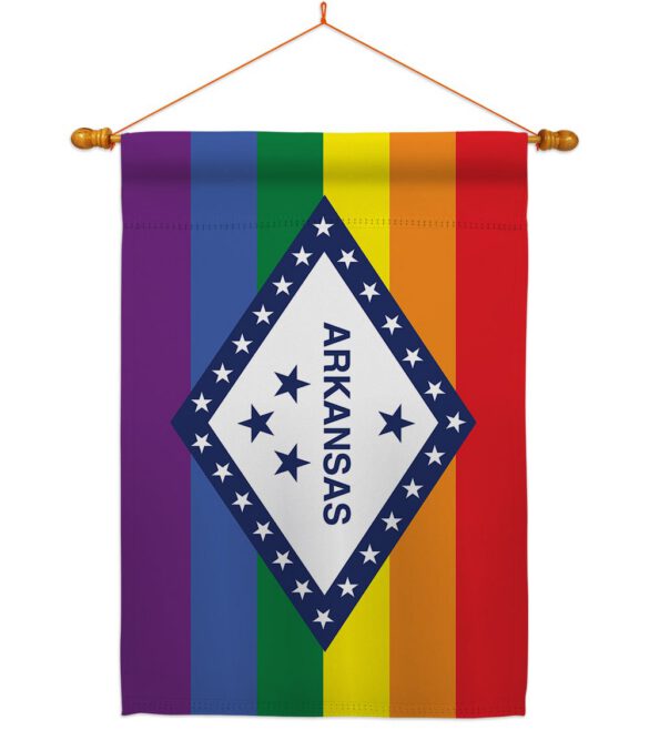 Arkansas Pride - Support Inspirational Vertical Impressions Decorative Flags HG148679 Made In USA - Image 11