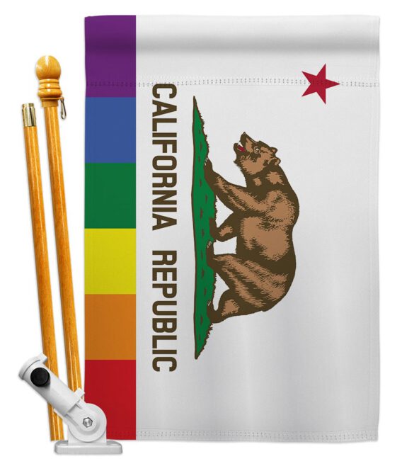 California Republic Pride - Support Inspirational Vertical Impressions Decorative Flags HG148680 Made In USA - Image 5