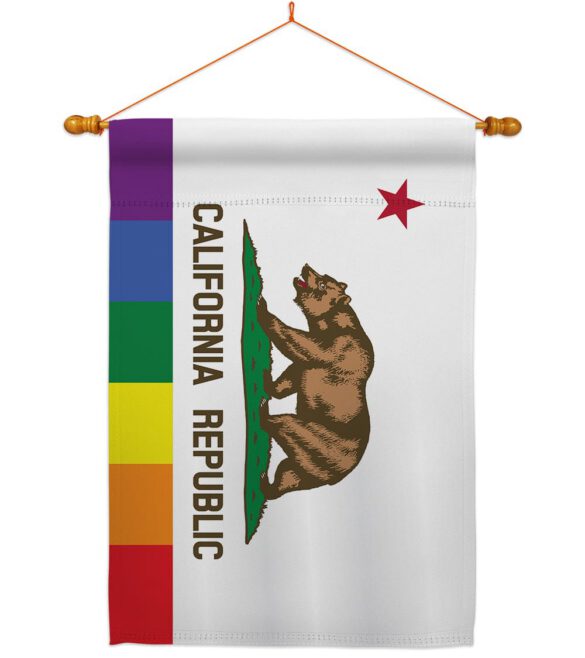 California Republic Pride - Support Inspirational Vertical Impressions Decorative Flags HG148680 Made In USA - Image 10