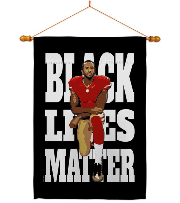 Black Lives Anti Racism - Support Inspirational Vertical Impressions Decorative Flags HG170015 Made In USA - Image 10