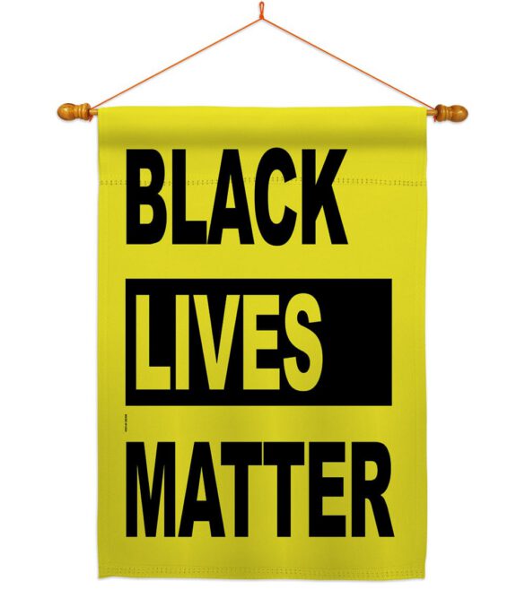 Black Lives Movement - Support Inspirational Vertical Impressions Decorative Flags HG170049 Made In USA - Image 10