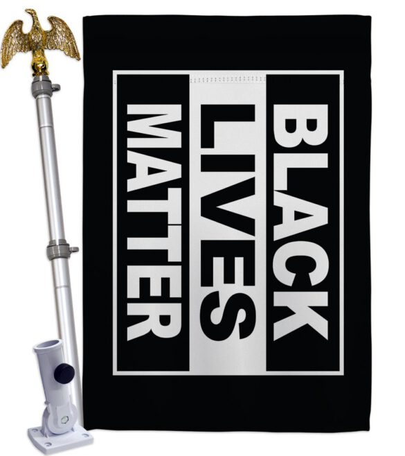 Black Lives Matter - Support Inspirational Vertical Impressions Decorative Flags HG170062 Made In USA - Image 9