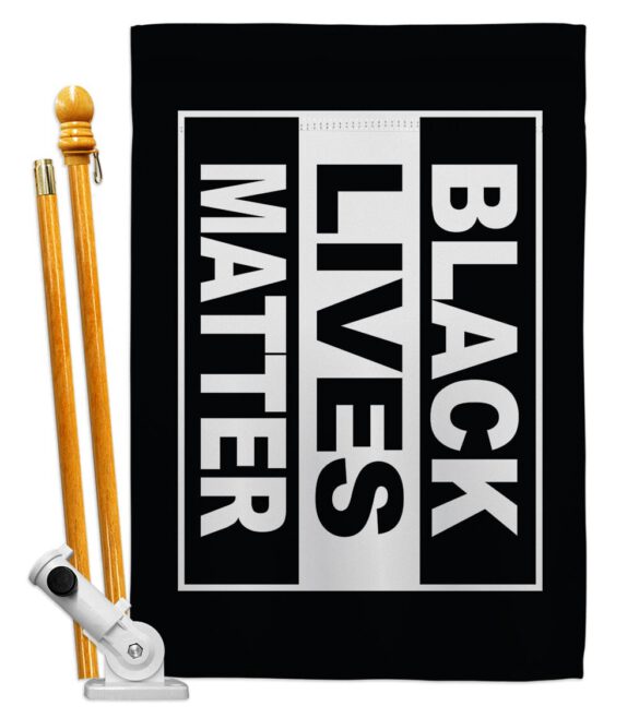 Black Lives Matter - Support Inspirational Vertical Impressions Decorative Flags HG170062 Made In USA - Image 5