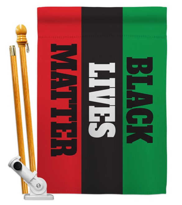 Cant Breathe BLM - Support Inspirational Vertical Impressions Decorative Flags HG170063 Made In USA - Image 5